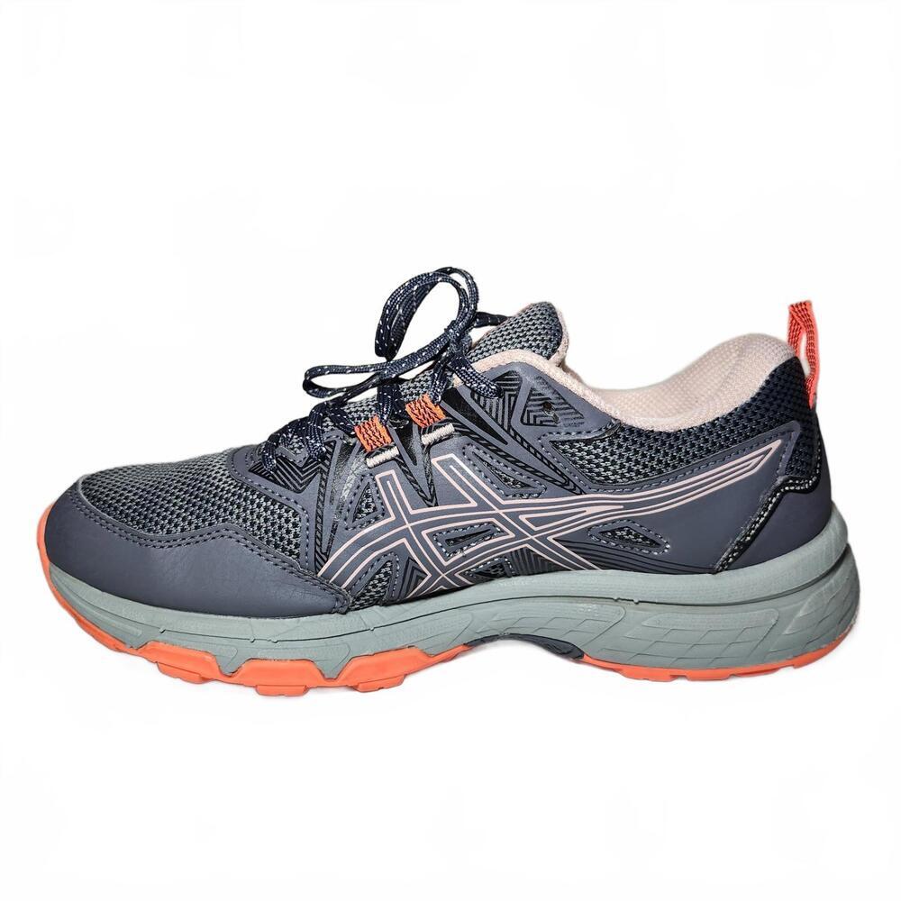 ASICS Women's Gel-Venture 8 Sneakers Size 8.5 Gray and Coral - Picture 9 of 11
